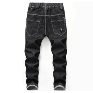 Pants with legs tucked in for boys